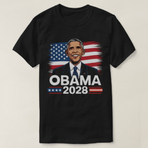 ミシェル・オバマ 2028 大統領 Tシャツ - 希望と混乱