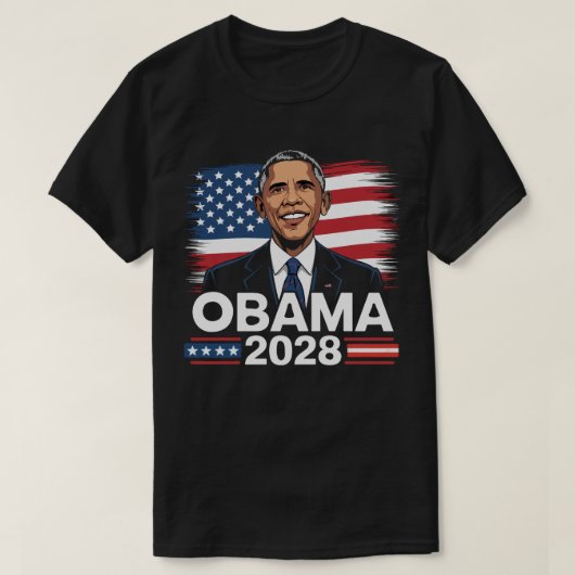 ミシェル・オバマ 2028 大統領 Tシャツ - 希望と混乱 (デザイン正面)