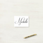 ミシェル·カリグライティ ポストイット (デスク上)