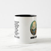 ミシェル・ド・モンタニーネバー・トゥ・アイデアンズ・アイコンズ・引用文 ツートーンマグカップ (中央)