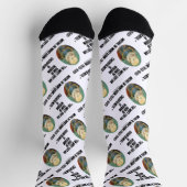 ミシェル・ド・モンテーニュ賢明な陽気さのサイン ソックス (上部)