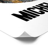 ミシェル・ド・モンテーニュ賢明な陽気さのサイン ポスター (角)