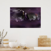 ミシェル・ワイルダーの山のポスターにウィザード ポスター (キッチン)