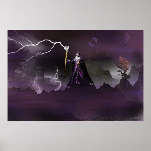 ミシェル・ワイルダーの山のポスターにウィザード ポスター (正面)