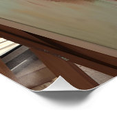 ミシェルPfeifferポートレート進行中 – パステル ポスター (コーナー)