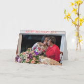 ミシェールオバマの母の日カード カード (黄色い花)