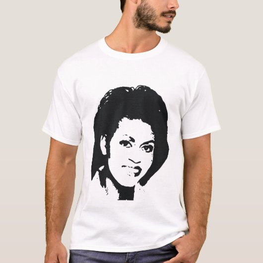 ミシェールオバマの美しい表面 Tシャツ (正面)