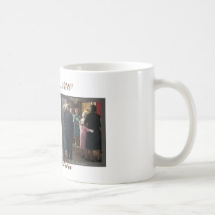 ミシェールオバマ及び女王のマグ コーヒーマグカップ