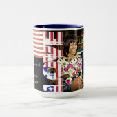 ミシェール及びバラック・オバマは既にアメリカを素晴らしくさせました マグカップ (中央)