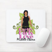 ミシェールO "かわいらしい女の子"はコンピュータパッドを愛します マウスパッド (マウス)