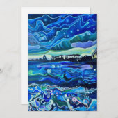 ミシオン川オリジナルのアートワークギフトカード シーズンカード (正面/裏面)