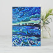 ミシオン川オリジナルのアートワークギフトカード シーズンカード (スタンド正面)