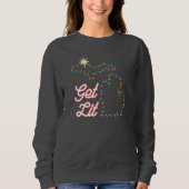 ミシガンおもしろい休日の汗シャツ スウェットシャツ (正面)