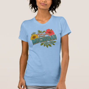ミシガンからのご挨拶Tシャツ Tシャツ