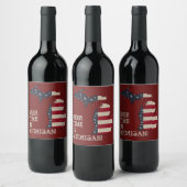 ミシガンでのビールタイム | カスタマイズする ワインラベル (ボトル)