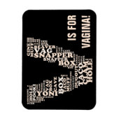 ミシガンでのヴァギナ勝利のためのV マグネット (縦)