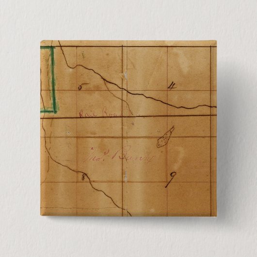 ミシガンとインディアナの調査 缶バッジ (正面)