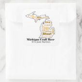 ミシガンのクラフトビール – それはちょうど良い。 スクエアシール (バッグ)