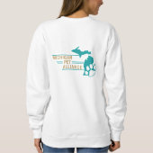 ミシガンのコンパニオンアニマルズロムスリーブシャツ スウェットシャツ (裏面)