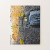 ミシガンのフットブリッジ。 ジグソーパズル (縦)