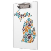 ミシガンのポープリントのクリップボード クリップボード (左)