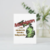 ミシガンのモットー~宇宙専用郵便局 ポストカード (スタンド正面)