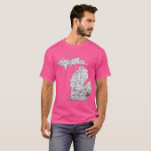 ミシガンのロードマップ Tシャツ (正面フル)