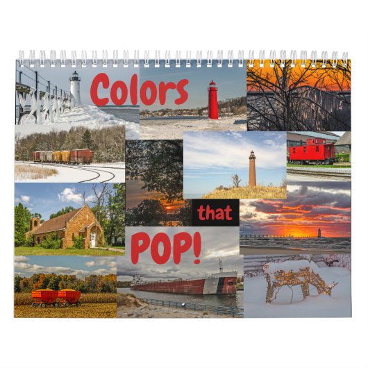 ミシガンの写真のまわりに州 カレンダー (カバー)