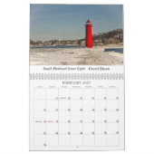 ミシガンの写真のまわりに州 カレンダー (2月 2027)