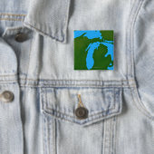 ミシガンの地図3 缶バッジ (インサイチュ)