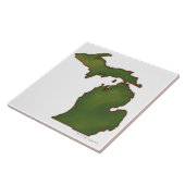 ミシガンの地図4 タイル (側面)