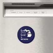 ミシガンの家はハート マグネット (インサイチュ (食洗機))