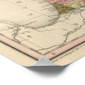 ミシガンの新しい地図 ポスター (角)