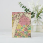 ミシガンの新しい地図 ポストカード (スタンド正面)