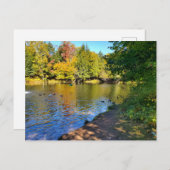 ミシガンの秋 ポストカード (正面/裏面)