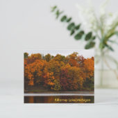 ミシガンの秋 ポストカード (スタンド正面)