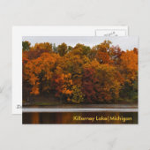 ミシガンの秋 ポストカード (正面/裏面)