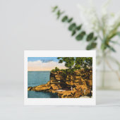 ミシガンの親指のPointe Aux Barques ポストカード (スタンド正面)