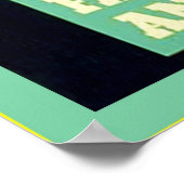 ミシガンへのヴィンテージ雇用広告 ポスター (角)