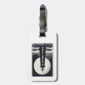 ミシガンアイランドライトハウスムーン ラゲッジタグ (裏面縦)