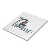 ミシガンイズホームスイートホームシルエット タイル (側面)