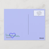 ミシガンウィンターウッドランドのはがき ポストカード (裏面)