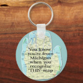 ミシガンキーチェーン キーホルダー (正面)