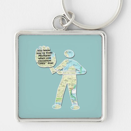 ミシガンキーチェーン キーホルダー (正面)