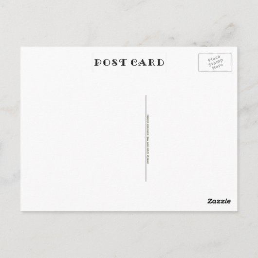 ミシガングリーティングズフロンウォーレンダネス州パーク ポストカード (裏面)