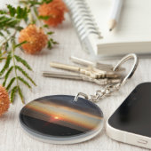 ミシガンサンセット湖 キーホルダー (正面右)