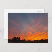 ミシガンサンセット ポストカード (正面/裏面)