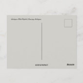 ミシガンサートキャピトルランシングミシガン ポストカード (裏面)