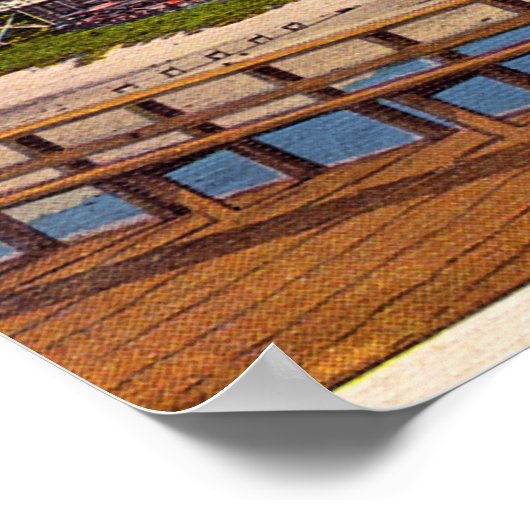 ミシガンシティインディアナホテルゴルファー ポスター (角)