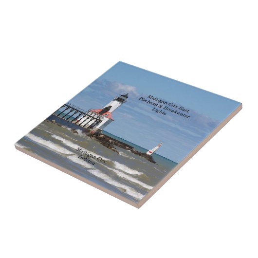 ミシガンシティイーストピア&防波堤ライトタイル タイル (側面)